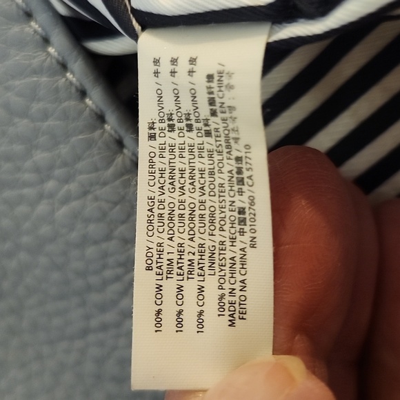 KATE SPADE NEW YORK Color Block Block Gray Tan Classic Crossbody - Picture 8 of 14